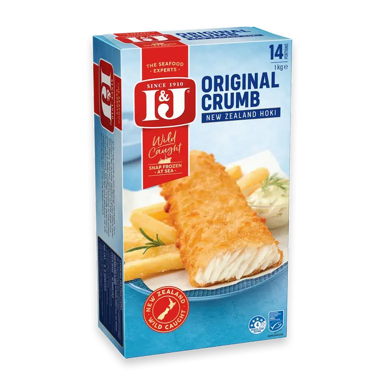 I&J New Zealand Hoki Fish Original Crumb