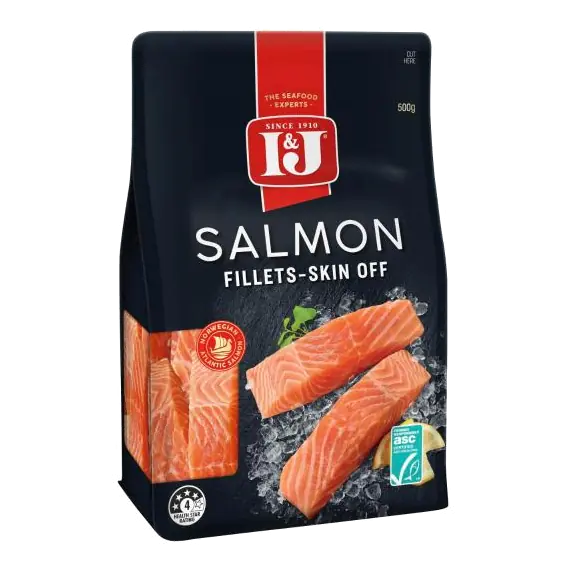 The Finest Frozen Salmon Portions Skin Off