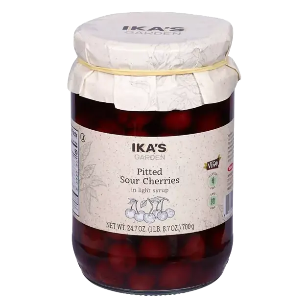 Sour Cherries, in Light Syrup, Pitted