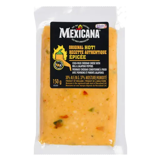 Cheese Wedge Mexicana Cheddar With Hot Peppers 150 g