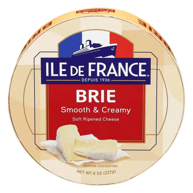 Imported Soft Ripened Brie Cheese Wheel