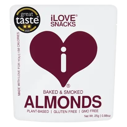 I Love Snacks Smoked Almonds