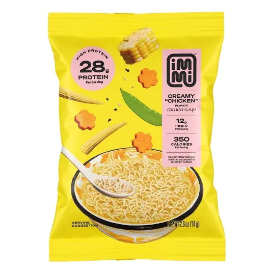 immi Creamy 'Chicken' Plant Based Ramen Packet, 2.6oz