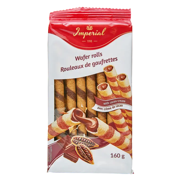 Wafer Rolls Cocoa Cream 160 g