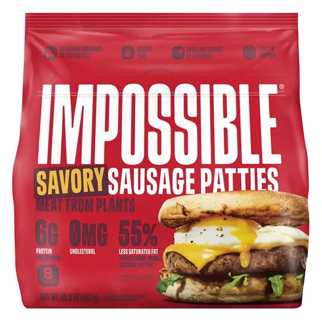 Impossible® Sausage Patties Made from Plants, Savory