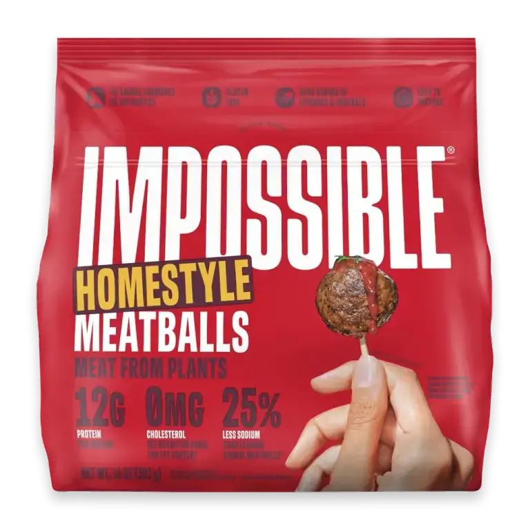 Plant-Based Frozen Homestyle Meatballs