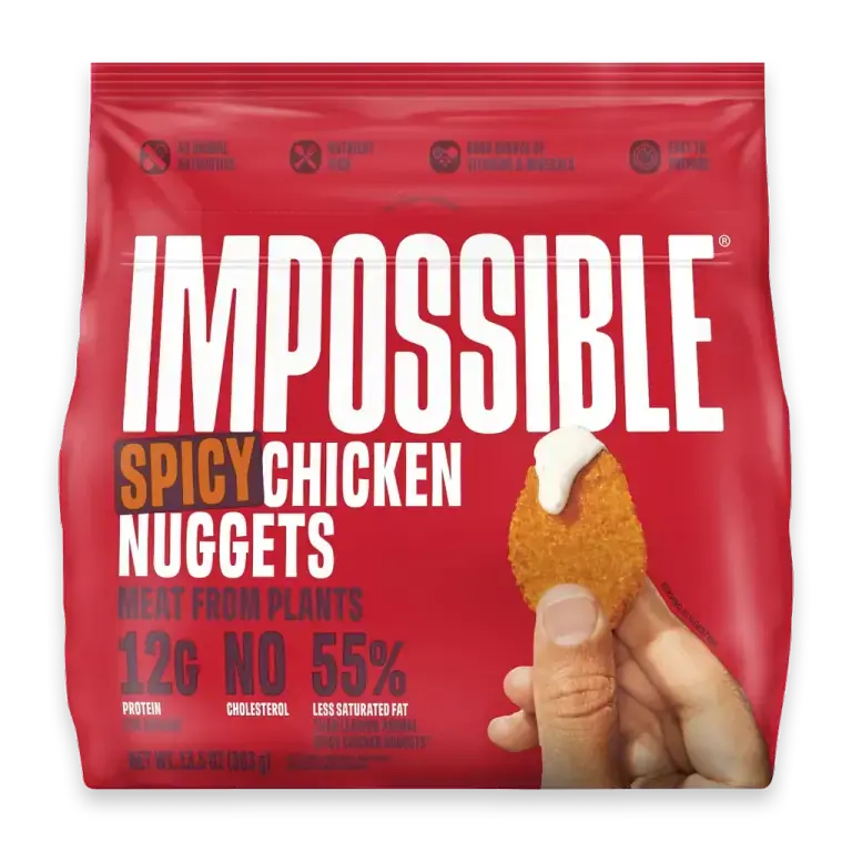 Plant-Based Frozen Spicy Chicken Nuggets