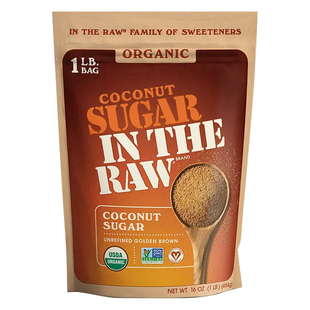 Coconut Sugar In the Raw Unrefined Golden Brown