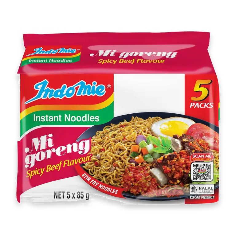 Instant Noodles Mi Goreng Spicy Beef Flavour