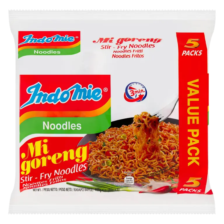 Mi Goreng Stir Fry Noodles 5 x 80g