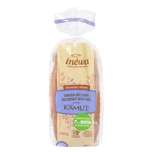 Organic Bread Buckwheat With Chia 550 g