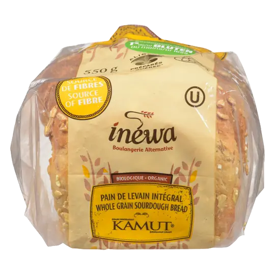 Organic Bread Kamut Whole Grain Sourdough 550 g