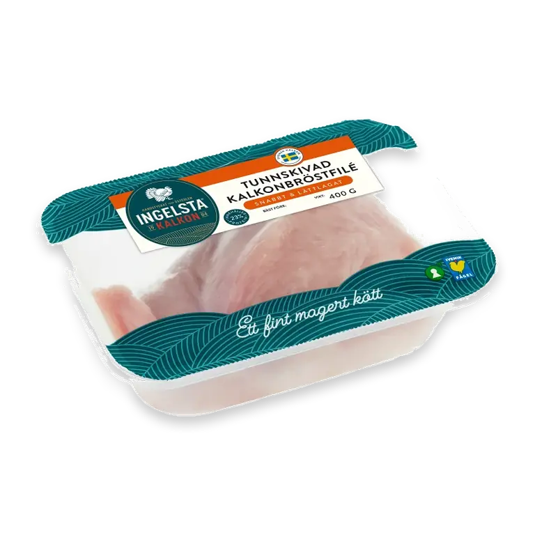Kalkonbröstfilé Färsk Tunnskivad 400g