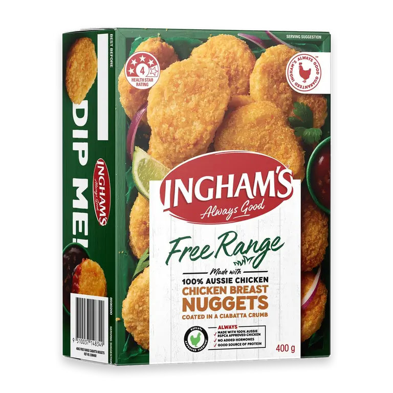 Free Range Chicken Breast Ciabatta Nuggets