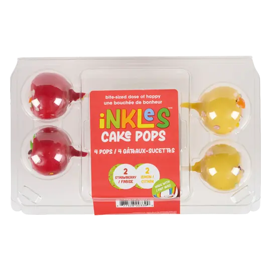 Cake Pops Strawberry & Lemon 4 x 38 g