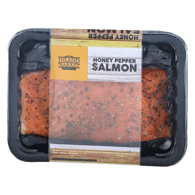 Boneless Honey Pepper Atlantic Salmon Fillets - 2 ct