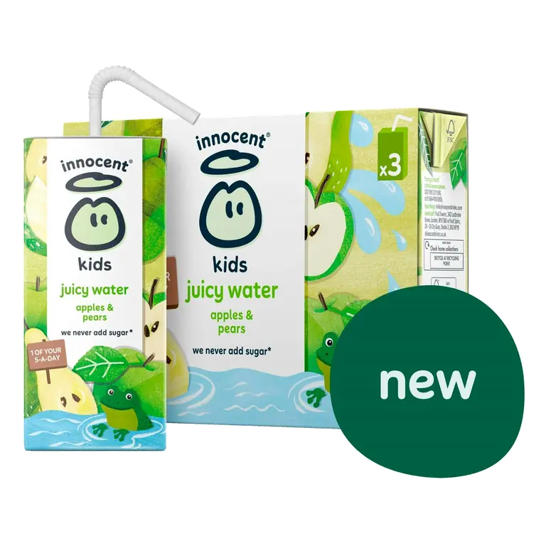 3 x 200ml Apples & Pears Kids Juicy Water