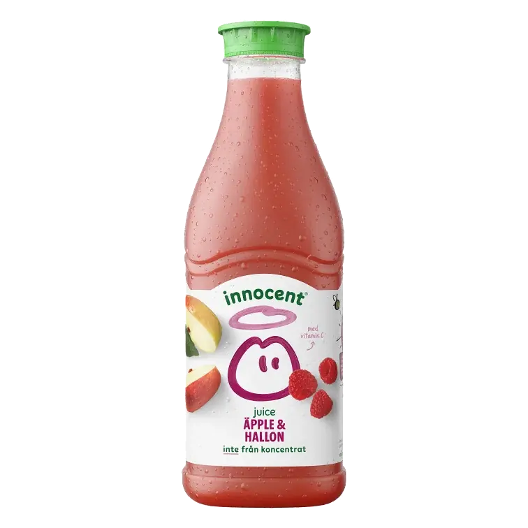 Äppeljuice med hallon 900ml