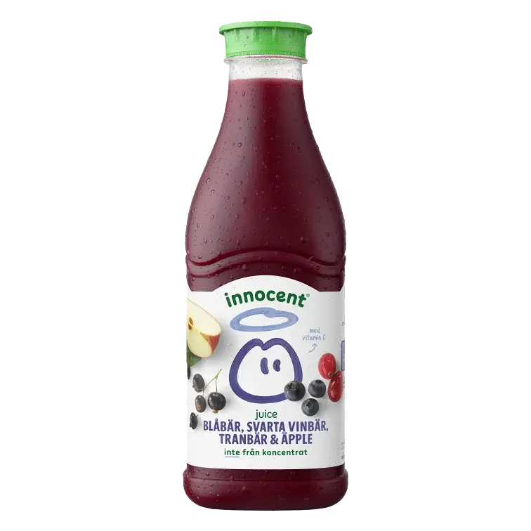 Juice Blåbär Svartvinbär 900ml