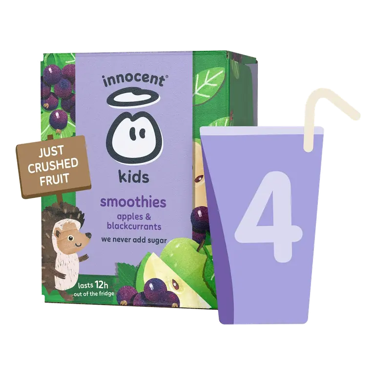 Kids Apples & Blackcurrants Smoothies 4 x 150ml