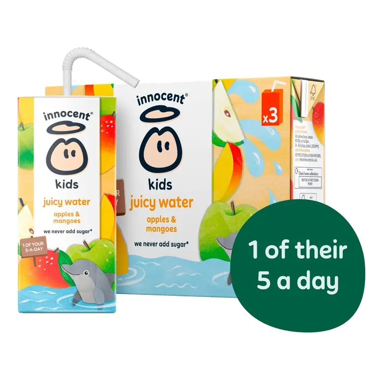 Kids Juicy Water Apples & Mangoes 3 x 200ml