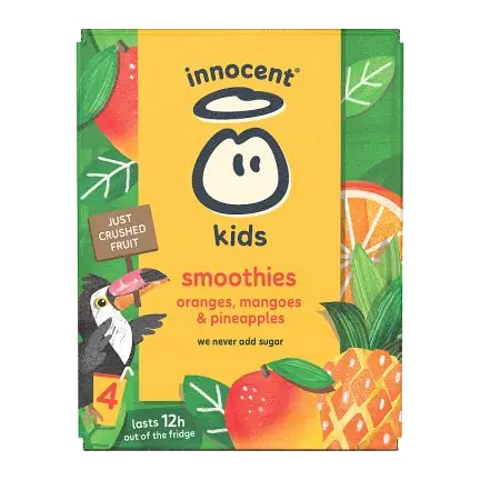 Kids Oranges, Mangoes & Pineapples Fruit Smoothies
