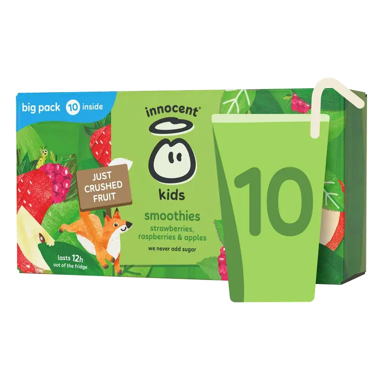 Kids Strawberries, Raspberries & Apples Smoothies 10 x 150ml
