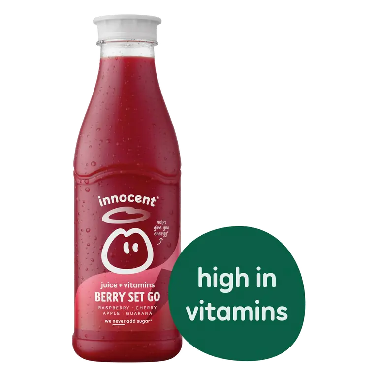 Plus Berry Set Go Raspberry & Cherry Juice with Vitamins 750ml