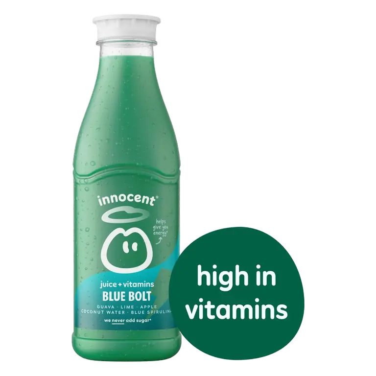 Plus Blue Bolt, Guava & Lime Juice with Vitamins 750ml