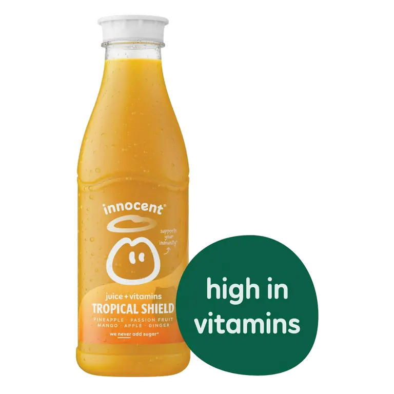 Plus Tropical Shield, Pineapple & Passion Fruit Juice with Vitamins 750ml