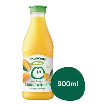 Pure Orange Fruit Juice with Bits