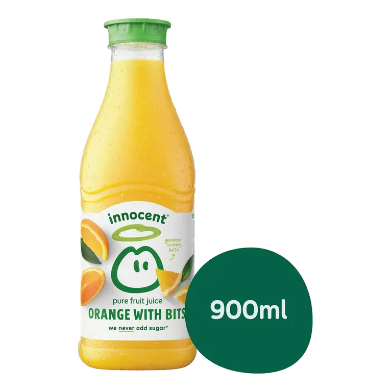 Pure Orange Juice with Bits 900ml