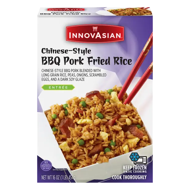 Chinese-Style BBQ Pork Fried Rice Frozen Meal