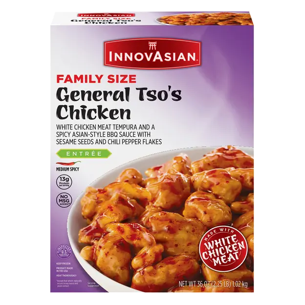 General Tso's Chicken Entree Family Size Frozen Meal