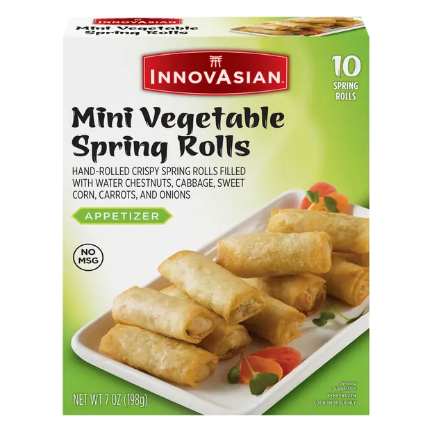 Mini Vegetable Spring Rolls - 10 ct Frozen