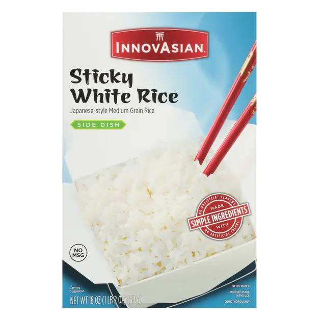 Sticky White Rice Side Dish Frozen