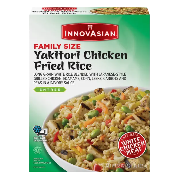 Yakitori Chicken Fried Rice Entree Family Size Frozen Meal