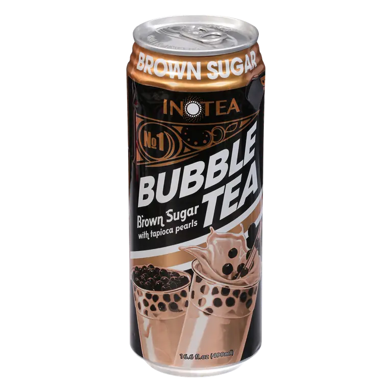 Brown Sugar Bubble Tea with Tapioca Pearls