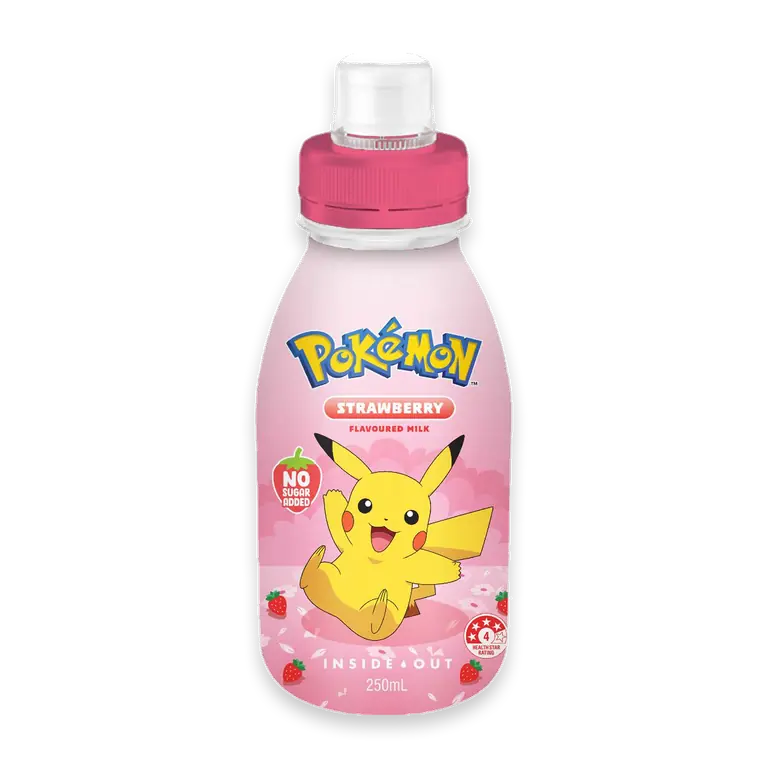 Pokemon Milk Pop Top Strawberry