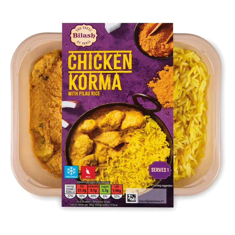 Chicken Korma With Pilau Rice