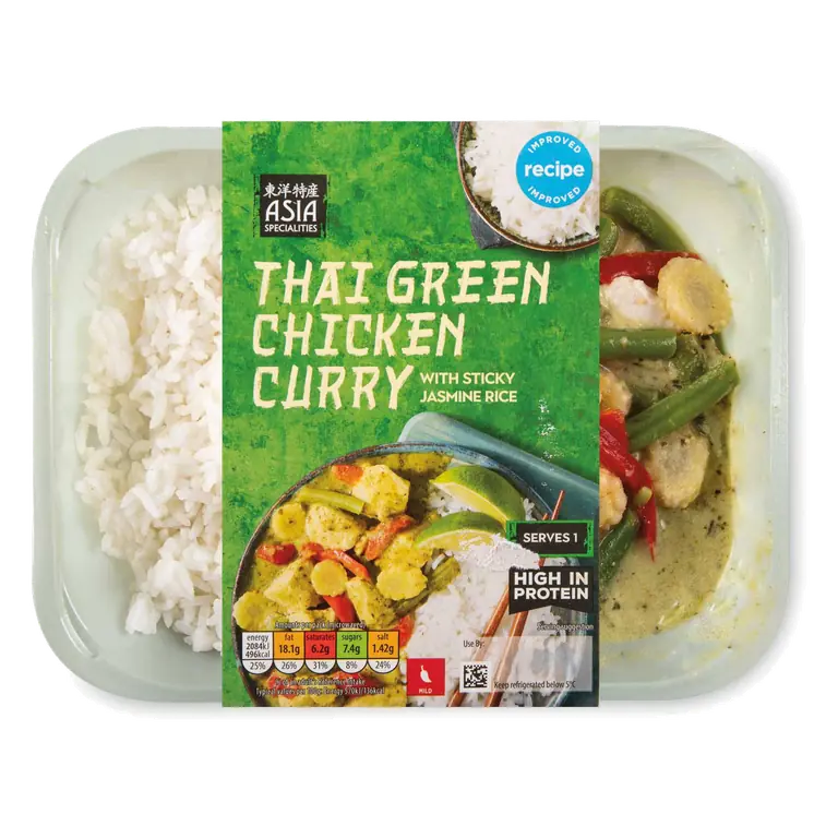 Thai Green Curry with rice