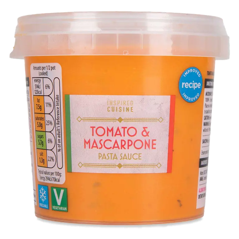 Tomato & Mascarpone Pasta Sauce
