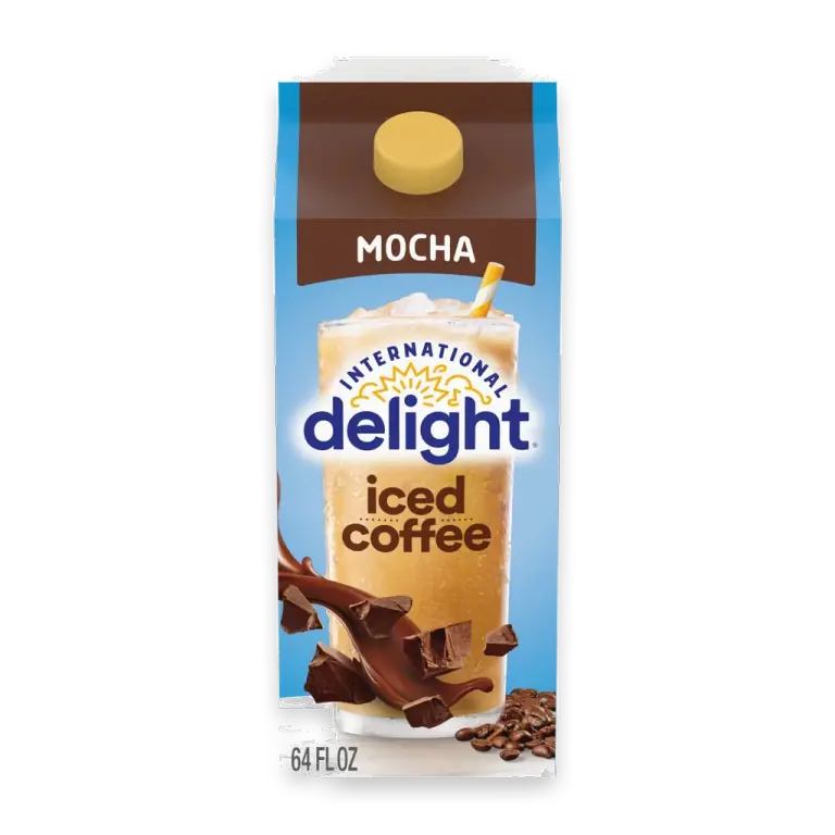 Iced Mocha Coffee Carton