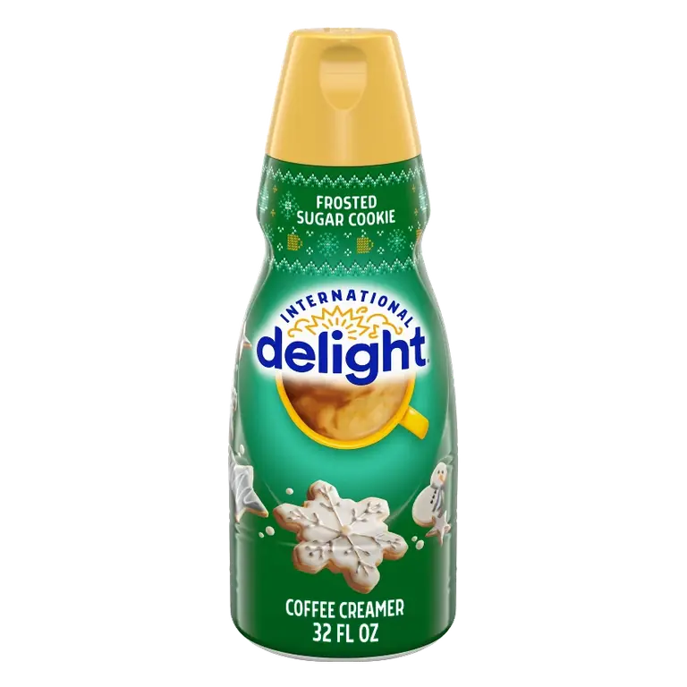 International Delight Frosted Sugar Cookie Coffee Creamer, 32 fl oz (1qt: Gluten-Free, Lactose-Free
