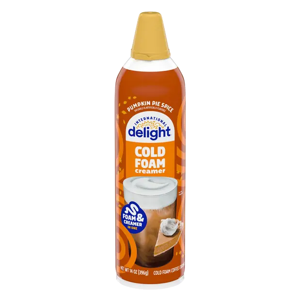 Pumpkin Pie Spice Flavored Cold Foam Coffee Creamer