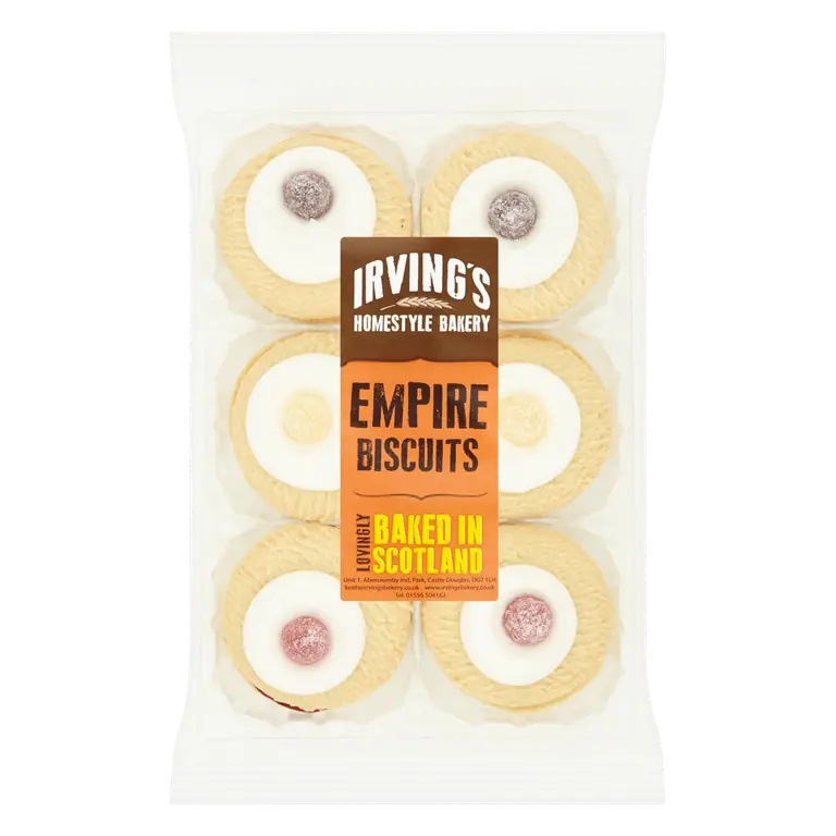 6 Empire Biscuits 275g
