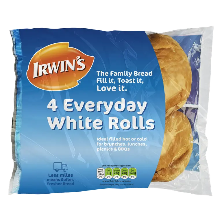 Irwin's 4 Everyday White Rolls