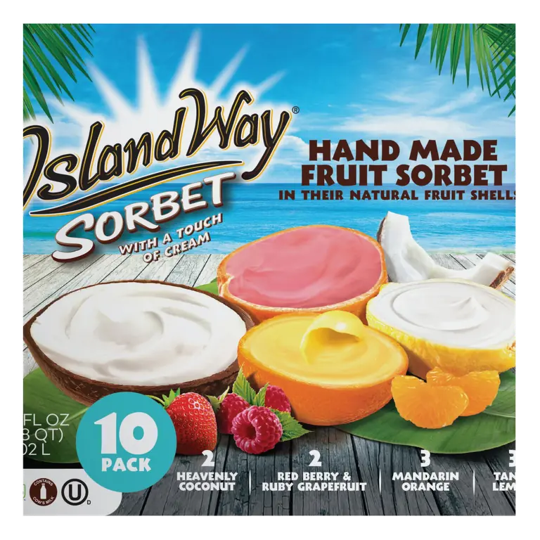 Island Way Hand Made Fruit Sorbet Variety Pack