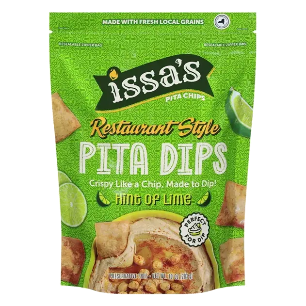 Restaurant Style Hint of Lime Pita Dips