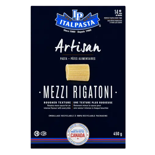Artisan Pasta Mezzi Rigatoni 450 g